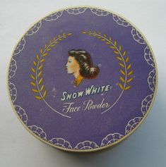 Vintage "Snow White" Face Powder Vintage Snow White, Vintage Face, Peach Rose, Talcum Powder