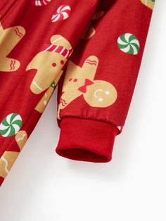 Gingerbread Man Pattern, Gingerbread Pattern, Family Matching Pajamas, Christmas Fits, Family Pajama Sets, Christmas Onesie, Baby Fabric, Pajamas Sets, Soft Pajamas