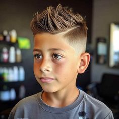 103 Coolest Boys Haircuts for School in 2024 Mohawk Boys, Cute Little Boy Haircuts, Badass Haircut, Trendy Boys Haircuts, Little Boy Haircut, Black Boys Haircuts, Cool Boys Haircuts