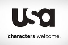 the logo for usa characters welcome