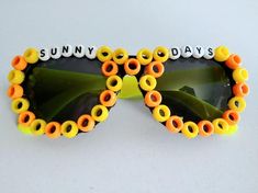 Teen Summer Crafts, Mommy Daughter Activities, Kandi Rave, Client Appreciation Events, Diy Sunglasses, Beaded Sunglasses, Summer Bash, Fun Crafts To Do, Summer Fun List