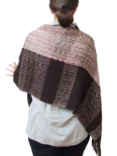 This is a handwoven poncho shawl made with wool,some acrylic and some linen. With this wool shawl you wan't be cold during the fall and winter.  You can wear it as you like - as a poncho or as a shawl. Width : 46 cm / 18,1 in Length : 146 cm / 57,5  in ( without fringe), 168 cm / 66,1 in ( with fringe) Hand wash in cold water,lay flat to dry. All my items are handmade in a studio free of smoke and pets. If you want to see other shawls and ponchos go to this sections : www.etsy.com/shop/Handweavi Handwoven Wool Poncho For Fall, Handmade Shawl Cape For Winter, Fall Handwoven Cape Shawl, Fall Handwoven Shawl Cape, Hand Knitted Shawl Wrap For Fall, Hand Knitted Shawl For Fall, Handwoven Winter Shawl Cape, Handwoven Shawl Cape For Winter, Fall Handwoven Alpaca Shawl