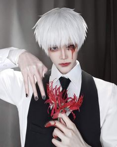 Twitter Kaneki Cosplay, Itachi Cosplay, Tokyo Ghoul Cosplay, Cosplay Boy, Snk Cosplay, Anime Butterfly, Tokyo Ghoul Kaneki, Real Anime, People Poses