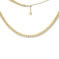 A curb chain crafted of classic 14K yellow gold is adjustable up to 16 inches in this essential choker necklace for her. The necklace secures with a lobster clasp. Yellow Gold Curb Chain Choker Necklace, Yellow Gold Curb Chain Choker, Neil Lane Engagement Rings, Diamond Anklet, Jewelry Advice, Mother Jewelry, Gemstone Bangle, Necklace For Her, Mens Chain Necklace