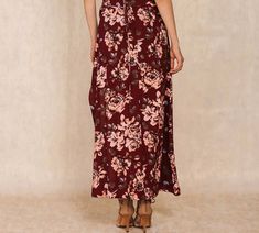 Gender: FemaleWaistline: EmpireDecoration: SashesPattern Type: PrintStyle: BohemianMaterial: Cotton, RayonDresses Length: Ankle-LengthSilhouette: Straight SKU: 486141 Fitted Bohemian Maxi Dress With Split, Fitted Floral Print Maxi Bottoms, Fitted Maxi Length Bottoms With Floral Print, Fitted Bohemian Rayon Skirt, Floral Print Maxi Skirt For Festivals, Bohemian Split Maxi Skirt, Bohemian Ankle-length Lined Skirt, Bohemian Ankle-length Cotton Skirt, Non-stretch Bohemian Maxi Skirt