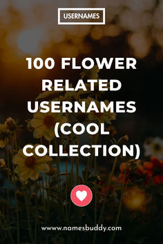 Flower Usernames