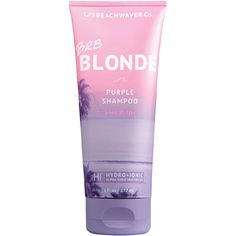 Beachwaver Co. BRB Blonde Purple Shampoo | Ulta Beauty Purple Shampoo Toner, Shampoo For Blonde Hair, The Beachwaver, Best Purple Shampoo, Purple Shampoo For Blondes, Beach Waver, Shampoo For Gray Hair, Brassy Hair, Purple Shampoo And Conditioner