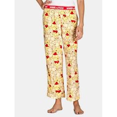 Comfy, cozy sleep style is all yours with these Winnie the Pooh Pajama Pants. Just dreamy and crafted in a super-plush, ultra-soft velour, these fun print sleep pants offer pull-on ease, a loose, relaxed fit and side pockets for the win! Ideal for any fan of 100 Acre Woods, or just for those who love feeling comfy and looking cute at bedtime. Size: 3X.  Color: Brown.  Gender: female.  Age Group: adult. Plush Pajama Pants, Cotton Pajama Shorts, Stylish Loungewear, Cozy Sleep, Cotton Pajamas Women, Love Feeling, Sleep Pants, Disney Ladies, Cotton Pyjamas