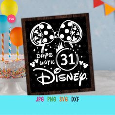 mickey mouse birthday cake topper with balloons and streamers