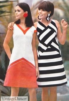 1960 Fashion, Fashion 1960s, Sheath Dresses, Look Retro, Vestidos Vintage