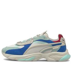 PUMA Rs-Connect Buck 'Gray Blue Red' 382710-02 (SNKR/Light/Casual/Unisex/Low Top/Non-Slip/Wear-resistant) Light Blue Casual Sneakers For Jogging, Casual Light Blue Sneakers For Jogging, Casual Light Blue Jogging Sneakers, Blue Puma Sneakers With Round Toe, Puma Speedcat Red, Red Puma Sneakers For Sports, Blue Puma Shoes, Puma Blue Artist, Puma Rs