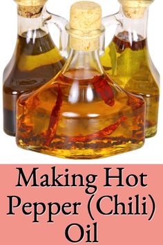 making hot pepper chili oil is easy and fun