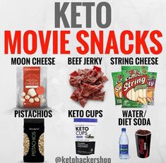 Low Carb Movie Snacks, Keto Fast Food Options, Keto Fast, Keto Diet Snacks, Low Carb Meal, Movie Snacks, Diet Snacks