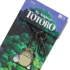 a key chain with a totoro design on it