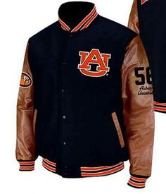 Collegiate Style Outerwear With Pockets For College, Fall Leather Jacket For College, Varsity Fitted Outerwear For College, Varsity Style Fitted Outerwear For College, Fitted Fall Outerwear For College, Fitted Outerwear With Pockets For College, Fitted Fall Outerwear For Casual Wear, Collegiate Fall Varsity Jacket With Pockets, Collegiate Varsity Jacket With Pockets For Fall