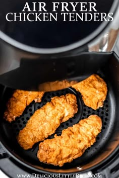 air fryer chicken tenderies in an air fryer