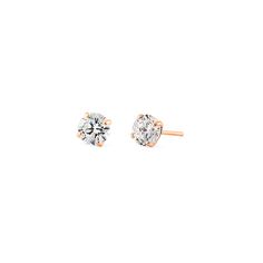 "Lovely two round brilliant cut diamonds, which are handset in 14k white gold basket mountings with push-backs. The diamonds are G-H in color and I1 in clarity. Earrings Available in natural diamond or clear cubic zirconia, please specify when placing your order. Height: 3mm Width: 3mm Thickness: 2.5mm Stone material: Center stone size: 3mm Stone shape: round Center stone carat weight:0.08 ct each Total number of CZ stones: 2 Total diamond weight: 0.16 Ctw Stone setting: prong setting Metal: Sol Gold Diamond Earrings With Vs Clarity, Round Cut, Gold Diamond Earrings With Multi-stone Detail, Yellow Gold Round Diamond Earrings With Screw Back, Champagne Diamond Earrings Studs, 14k Gold Round Diamond-cut Earrings, Gold Basket, Solitaire Earrings, Stone Material, Diamond Stud Earrings