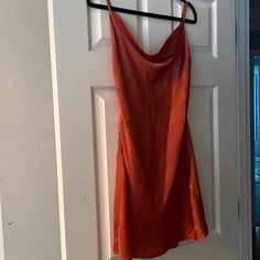 Burnt Orange Mini Dress With Cowl Ish Neck. Never Worn And Nwt. Rainbow Sequin Dress, White Flower Dress, Orange Mini Dress, Altard State Dresses, Burnt Orange Dress, Floral Halter Dress, Black Leather Dresses, Floral Chiffon Dress, Flutter Dress