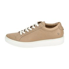 Step into style with the Ecco Soft 60 Women's Sneakers, crafted in a chic taupe brown. Perfect for young adults, these sneakers blend sleek design with exceptional comfort. Featuring durable materials and lightweight construction, they're designed to keep up with your active lifestyle while providing all-day comfort. Whether you're headed to class, exploring the city, or meeting friends, the Ecco Soft 60 sneakers are your go-to for trendy and reliable footwear. Neutral Casual Leather Sneakers, Casual Neutral Leather Sneakers, Everyday Beige Sneakers, Neutral Lace-up Sneakers For Everyday Wear, Casual Beige Sneakers For Everyday, Everyday Neutral Lace-up Sneakers, Neutral Everyday Lace-up Sneakers, Classic Beige Sneakers For Everyday, Sporty Brown Sneakers For Everyday