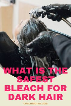 What is the safest bleach for dark hair Hair For Dark Hair, Bleach Dark Hair, Lighten Dark Hair, Bleaching Dark Hair, Dark Hair, 30 Minutes