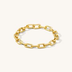 Our Paperclip Chain Ring is cute enough that you can wear it with everything, but unique enough to stand out. Make this your statement piece for a girl's brunch or WFH outfit! Your jewelry should be just as unique and interesting as you are. DETAILS 14k gold filled chain ring 2.4mm wide This ring isn't stiff - it's a ring made from chain Available in sizes 5-9. Sizes run a little bigger. Safe for sensitive skin & shower safe Matching jewelry: Paperclip Chain Necklace, Paperclip Chain Bracelet Bu Chain Ring Gold, Diamond Ring Cuts, Dainty Initial Necklace, Multiple Rings, Ball Chain Necklace, Gold Filled Ring, Matching Jewelry, Domed Ring, Stud Earrings Set