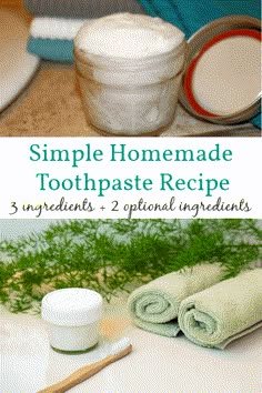 Homemade toothpaste is simple to make. I love this natural recipes that cleans and rebuilds my teeth. It's only three ingredients plus two additional ingredients if you want to add them. Check it out! #naturalbeauty #naturalliving #homemadetoothpaste #diytoothpaste #healthyliving | oursmallhours.com Natural Toothpaste Recipe, Homemade Toothpaste Recipe, Make Your Own Toothpaste, All Natural Toothpaste, Organic Toothpaste