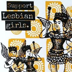 Support Lesbian Girls original silk screen print by Liza | Etsy Vintage Lesbian, Greek Vases, Lesbian Art, Strong Female, Silk Screen Printing, Silk Screen, Personalized Accessories, Digital Printables, Screen Print