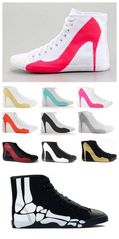 Buy or DIY: Be&D Big City Pump Silhouette Sneakers as seen on fashion blogs, celebrities and all over the internet. At the link you will see a large collection of these sneakers. DIY Your Own Pair: Use fabric paint on canvas high tops. The original sneake Paint Sneakers, Shibori Diy, Dyeing Tutorials, Diy Sneakers, Painted Sneakers, Shibori Dye, Diy Vetement