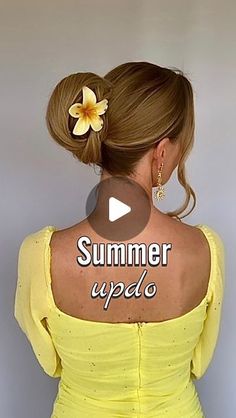 Claudia | Hairstyles on Instagram: "Tips for this hairstyle☀️⬇️

As you pull the hair towards the center of the flower, you should pin the hair in place with a bobby pin. This means the hairstyle lasts all day.

🇩🇪Tipps zu dieser Frisur:
Wenn du die Haare zur Mitte der Blume ziehst, solltest  du sie mit einer Haarnadel feststecken. Somit hält die Frisur den ganzen Tag.

Do you like easy and effective hairstyles?

Me too!

For this hairstyle, all you need is one claw clip of your choice, one or two  bobby pins and a maximum of 3 minutes of your precious time.

☀️ On my account I have many simple and quick, but also elaborate hairstyles.

Take a look.

Don’t forget to save for later and follow for more 😉
.
.
#easyhairstyle #easyhairstyles #easyhair #summerhair #everydayhair #updo" Webinar Ideas, 2024 Tips, Elaborate Hairstyles, Hair Glamour, Goldie Locks, Blonde Hairstyle, Clip Hairstyles, Work Hairstyles, Easy Hair