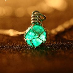 Oracle: The Luminous Crystal Ball Necklace – Boho Peak Glowing Orb, Orb Necklace, Crystal Ball Necklace, The Dark Crystal, Ball Necklace, Ball Pendant, Women's Jewelry And Accessories, Gift Store, Glass Necklace