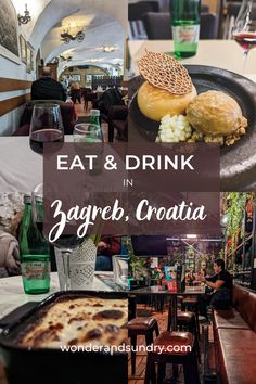 Zagreb, Croatia, has a rich food and drink culture, and so many delectable tastes await you! Here's a guide to what and where to eat and drink in Zagreb, complete with a map. Click for the post and other Zagreb travel tips! Zagreb Food, Zagreb Croatia Aesthetic, Croatia Party, Zagreb Travel, Croatia Food, Croatian Food, Croatian Cuisine, Apple Pastry, Croatia Itinerary