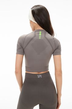 Strong in the studio, sweet on the street. The YPL Finesse Short Sleeve has all the performance qualities you love, plus a baby tee silhouette and super-soft feel. It’s a yoga wardrobe staple. Fitted Gray Sportswear Tops, Fitted Gray T-shirt For Running, Casual Snug Fit Short Sleeve Activewear, Supportive Stretch Yoga Tops, Athleisure Tops With Light Support And Fitted Style, Fitted Gray Crew Neck Activewear, Gray Fitted Crew Neck Activewear, Supportive High-stretch Yoga Tops, Sporty Fitted Tops For Yoga