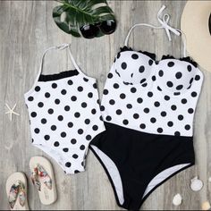 Polka Dot Mommy And Me Bikini Original Price $44.99 Child’s Suit Only See Other Listing For Adult Runs Small Please See Chart Nwt Casual Polka Dot Swimwear For Pool, Casual Polka Dot Swimwear For Summer, Casual Polka Dot Swimwear For Spring, Twins Clothes, Mom And Baby Outfits, Twin Outfits, Disney Barbie, Family Tees, Family Matching Outfits