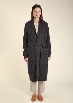 Our Erté cardigan is an iconic reference from the art deco era. Angled ribs to emulate the art deco buildings in NYC from the 20's . A luxurious long cardigan to be worn as a coat or to lounge in your home. Medium weight 42" length straight easy fit to hem band collar with belt 70% baby alpaca/23% wool/7% nylon front pockets Made in Peru Dry clean only Art Deco Buildings, Comfort Blanket, Ribbed Dress, Modern Lounge, Art Deco Era, Band Collar, Baby Alpaca, Lightweight Sweater, High Low Hem