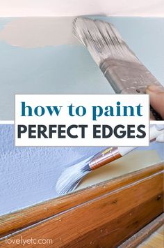 how to paint perfect edges on the wall