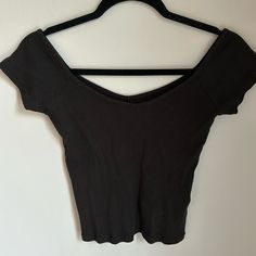 John Galt Off The Shoulder Black Tee, Never Worn, Good Condition Tops Brandy Melville, John Galt, Brandy Melville Tops, Brandy Melville, Black Tee, Brandy, Off The Shoulder, Womens Tops, Tops & Tees