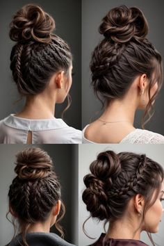 Embrace a playful and modern vibe with a messy twisted fishtail ponytail. This textured hairstyle exudes casual chic, making it a versatile choice for both casual outings and relaxed evenings. Braids Into Messy Bun, Fishtail Ponytail, Messy Ponytail Hairstyles, Fishtail Braid Hairstyles, Easy Hair Updos, Chic Hairstyles, Hairdo For Long Hair, Boho Hairstyles, Modern Vibe