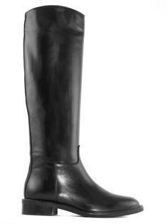 Black leather boot with side zipper closure, almond toe, leather sole with logo, heel height 4 cmComposition: Leather, 100% Barbour Steve Mcqueen, Steve Mcqueen, Leather Boot, Gorgeous Bags, Sneaker Wedge, Black Leather Boots, Yoga Wear, Beautiful Shoes, Manolo Blahnik