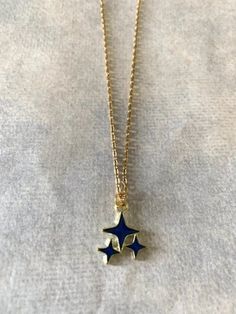 Blue Star Necklace, Etsy.com Etsy, Gold Star Jewelry, Etsy Jewelry Necklace, Star Necklaces, Freetime Activities, Star Shopping, Stars Necklace