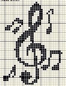 a cross stitch pattern with an image of a woman's face in black and white