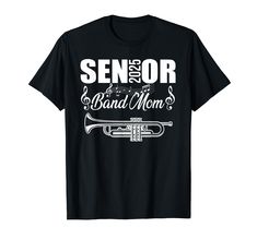 PRICES MAY VARY. Senior Band Mom 2025 Marching Band Class of 2025 Trumpet Men Women Gift Shirt. Gift for mom, dad, grandfather, grandmother, grandma, grandpa, pawpaw, nana, mimi, gigi, granny, grammy, stepmom, papa, mama, aunt, uncle, sister, brother This gift is also great for birthday gifts, an awesome present for Birthday, Mother’s Day Father’s Day Gifts, New Year, Christmas gift. Thanksgiving gifts. Halloween Gifts. Lightweight, Classic fit, Double-needle sleeve and bottom hem Marching Band Shirts, Band Mom Shirts, Present For Birthday, Band Mom, Class Of 2025, Birthday Mother, Senior Night, Spirit Shirts, T Shirt Image