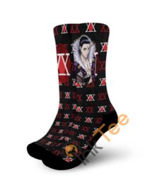 If you're looking for a new pair of socks, then look no further. These are the Hunter X Hunter Chrollo 910 Socks that have been getting rave reviews from customers! They come in a variety of colors and styles so you'll be sure to find something that will match your style perfectly. Hunter X Hunter Chrollo, The Hunter, Socks, Boots