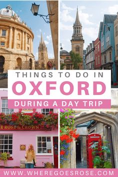 things to do in oxford during a day trip