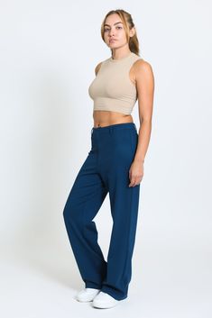 DETAILS Model Info: Hannah: 5'7" - 27" waist - Wearing: Medium Wear to work or a casual date, these sleek trousers will have you feeling your best. They are fitted at waist & hips with wide legs MEASUREMENTS FRONT RISE 11 1/4" iNSEAM 32" LEG OPENING 20" CARE & COMPOSITION 68%RAYON/ 27%NYLON/ 5%SPANDEX Casual Date, Wear To Work, Deep Teal, Wide Legs, Work Wear, Wide Leg, High Rise, How Are You Feeling, Composition