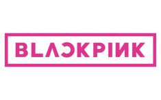 the word blackpink in pink on a white background