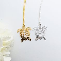 "Gold Turtle necklace I origami turtle pendant I swimming turtle I sea turtle charm I dainty Turtle jewelry I Tortoise necklace I Turtle gift The Gold Turtle necklace is truly beautiful, this origami turtle pendant is great for every occasion, geometric shape is delicate and cute. This tortoise necklace may be worn on its own, or styled with the other great Anemon necklaces ,made a tour in the shop to see all of my creations. This necklace is unique and will be wonderful turtle gift for gift giv Swimming Turtle, Gold Turtle Necklace, Origami Turtle, Turtle Shaped Sterling Silver Jewelry Gift, Sterling Silver Turtle Jewelry Gift, Sterling Silver Turtle Necklace For Gift, Silver Turtle Jewelry Gift, Sterling Silver Turtle Necklace For Gifts, Silver Turtle Jewelry For Gifts