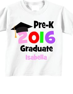 a white t - shirt with the words 2nd grade graduate and a graduation cap on it