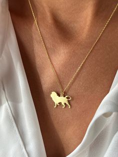 Get your own big wild cat🐆 Get this beautiful minimalist jewelry made with the quality of perfect elements✨ You can choose 925K Sterling Silver with the options of Gold, Rose Gold or White Gold colors. High quality jewelry for everyone 🤍  Details * 925K Sterling Silver Option → 14K Gold, Rose Gold or White Gold plated * Chain length is approximately either 18 inches / 45 cm or 22 inches / 55 cm 18 inches (16+2 in extender) / 45 cm (40+5 cm extender) 22 inches (20+2 in extender) / 55 cm (50+5 cm extender) * Time is everything! You will receive your package as soon as possible 🚚  * We care about the quality of metal to make sure it will last for a long time * We use enamel technique to color the jewelry and high quality zircons only * There can be tiny differences on each item. Length dif Lion Necklace Women, Wild Jewelry, Jewelry For Him, Lion Necklace, Woman Jewelry, Animal Pendant, Gold Colors, Gift Jewelry, Gold Plated Chains