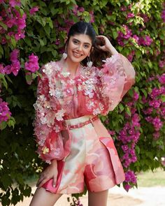 Stay wild, flower child! 🌸 #SanjanaSanghi looks refreshing in this floral outfit. 💞✨ #Trending #Bollywood #entertainment #ATCard #seetageeta #BollywoodActor Girly Style Outfits, Bridesmaid Saree, Indian Fashion Jewellery, Quick Outfits, Floral Outfit, Anarkali Dress, Fashion Attire, Indian Wear, Bollywood Actress