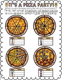 it's a pizza party printable activity for kids